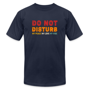 Elevate your wardrobe with our 'Do Not Disturb' unisex jersey t-shirt!